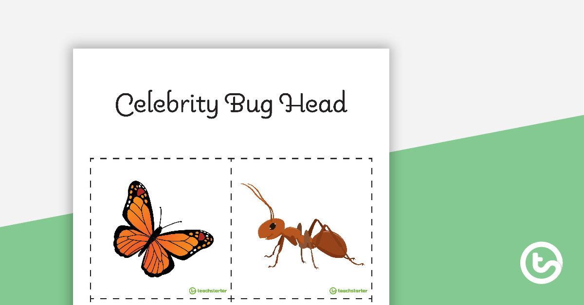Preview image for Celebrity Bug Head Game - teaching resource