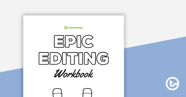 Preview image for Epic Editing Workbook (Upper Primary) - teaching resource