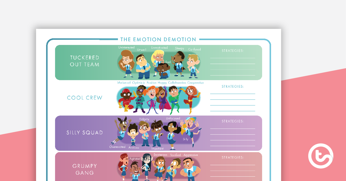 情感降级的预览图像 - 班级海报 - 教学资源