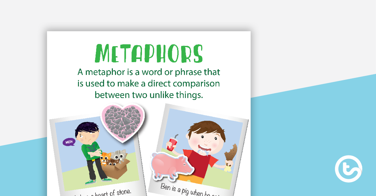 Preview image for Saint Patrick's Day Metaphor Worksheet and Poster - teaching resource