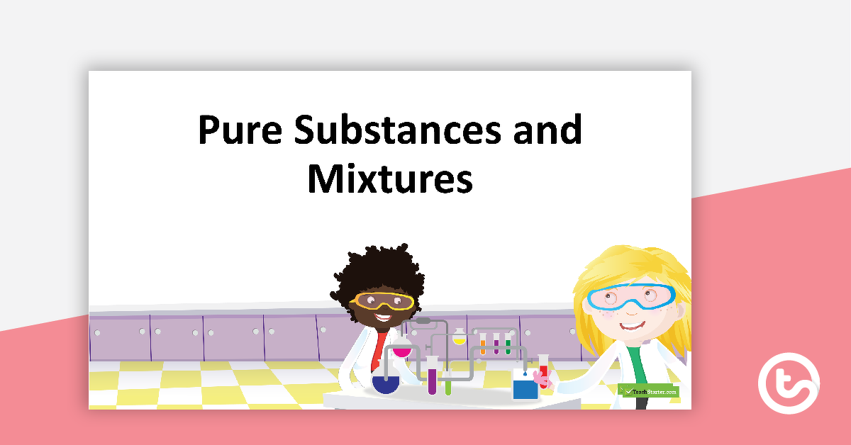 预览纯物质和混合物科学的图像PowerPoint-教学资源