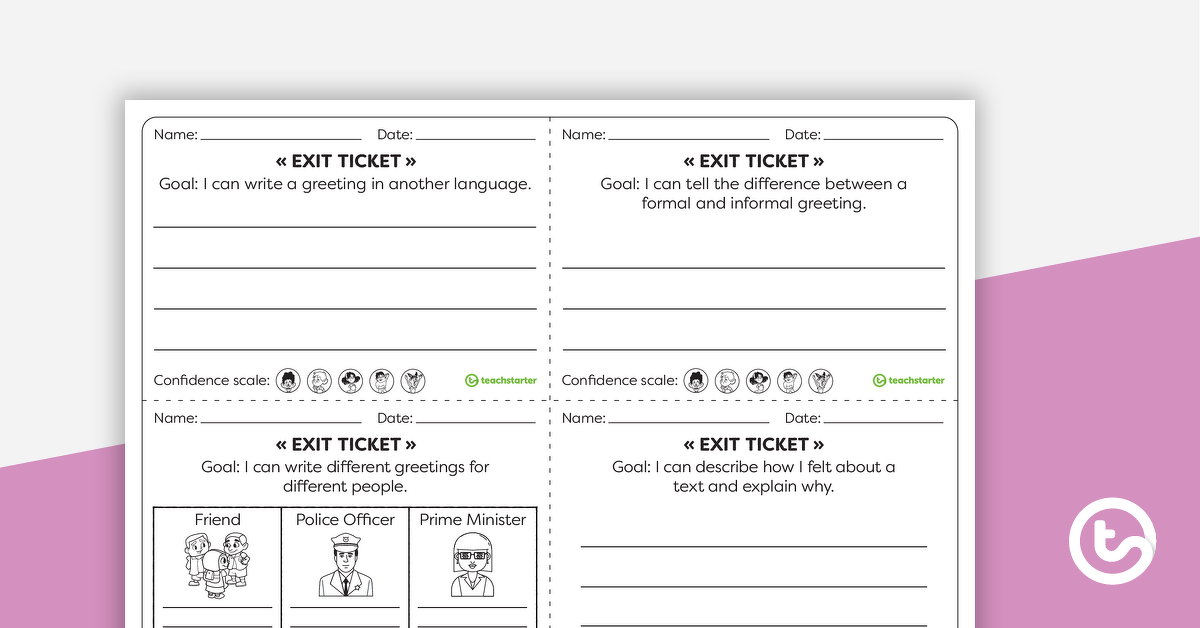 Preview image for Year 2 Literacy Exit Tickets – Worksheets - teaching resource