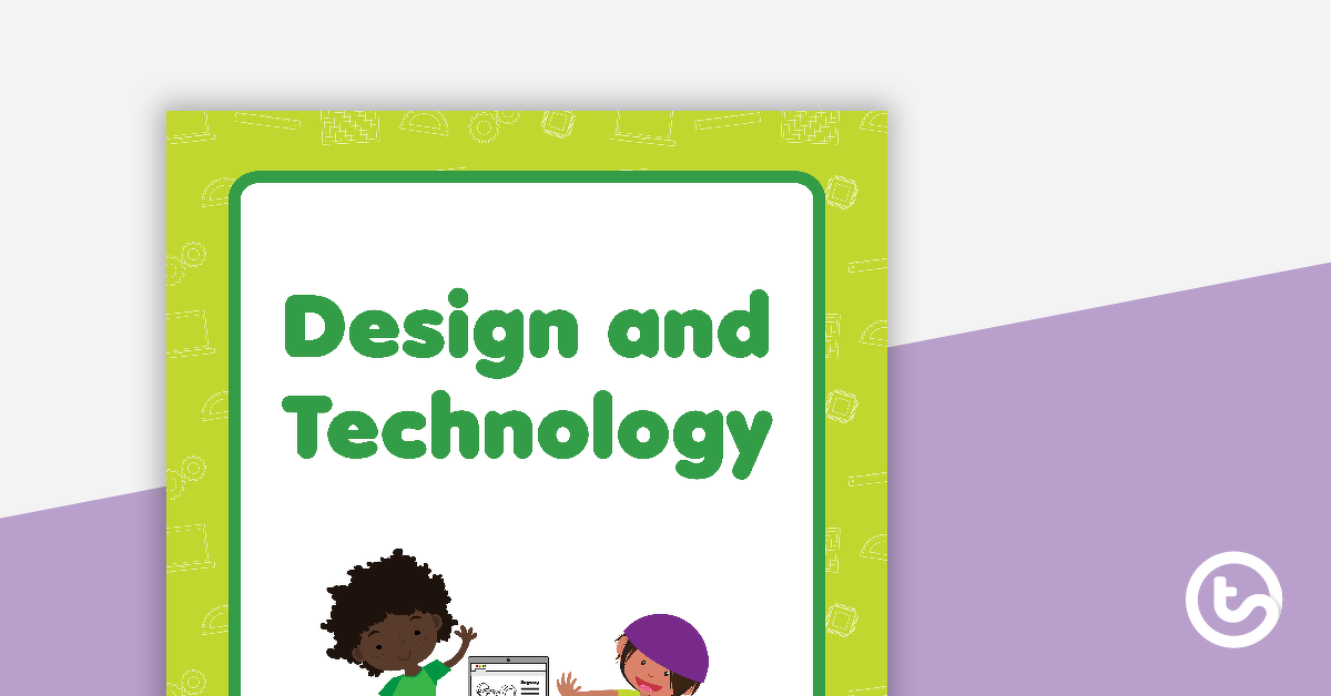 设计和技术书籍封面的预览图像 - 版本1-教学资源