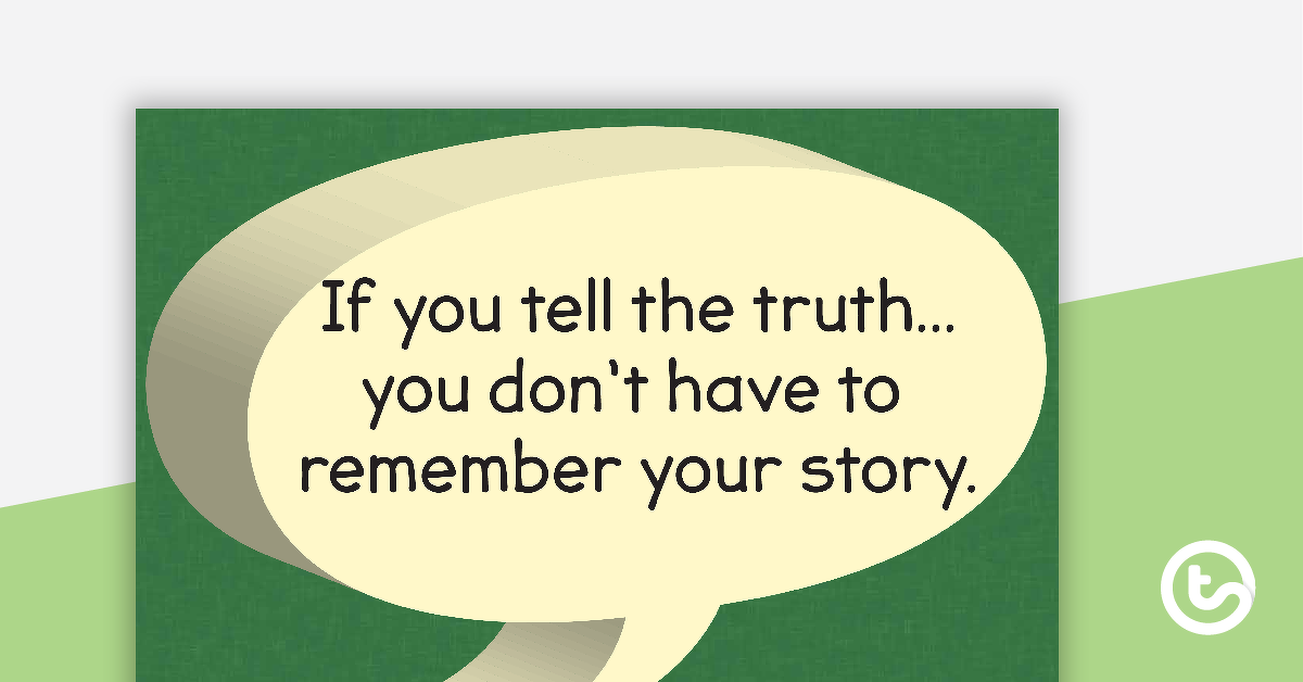 Preview image for Truth Poster - teaching resource