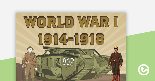 第一次世界大战-第一次世界大战海报和边界-教学资源的预览图像