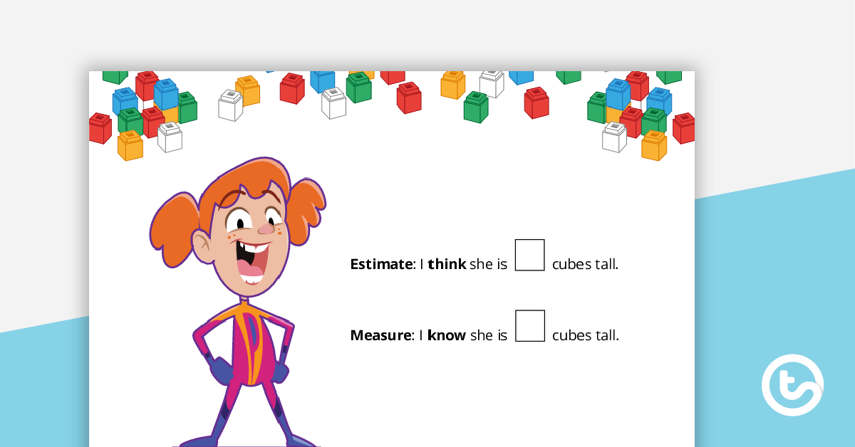Preview image for Let's Get Measuring – Connecting Cubes Templates - teaching resource
