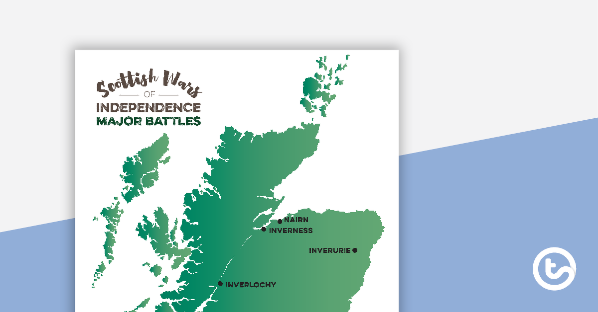 预览图像的苏格兰独立战争主要战役海报-教学资源