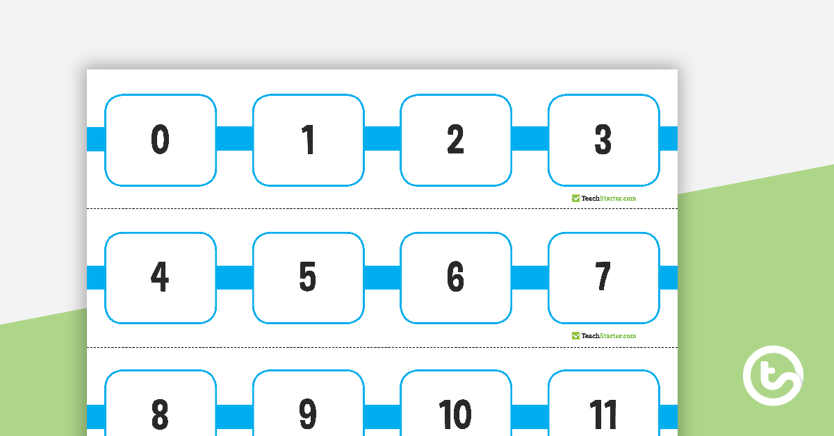 Preview image for Number Line - 0-1000 - teaching resource