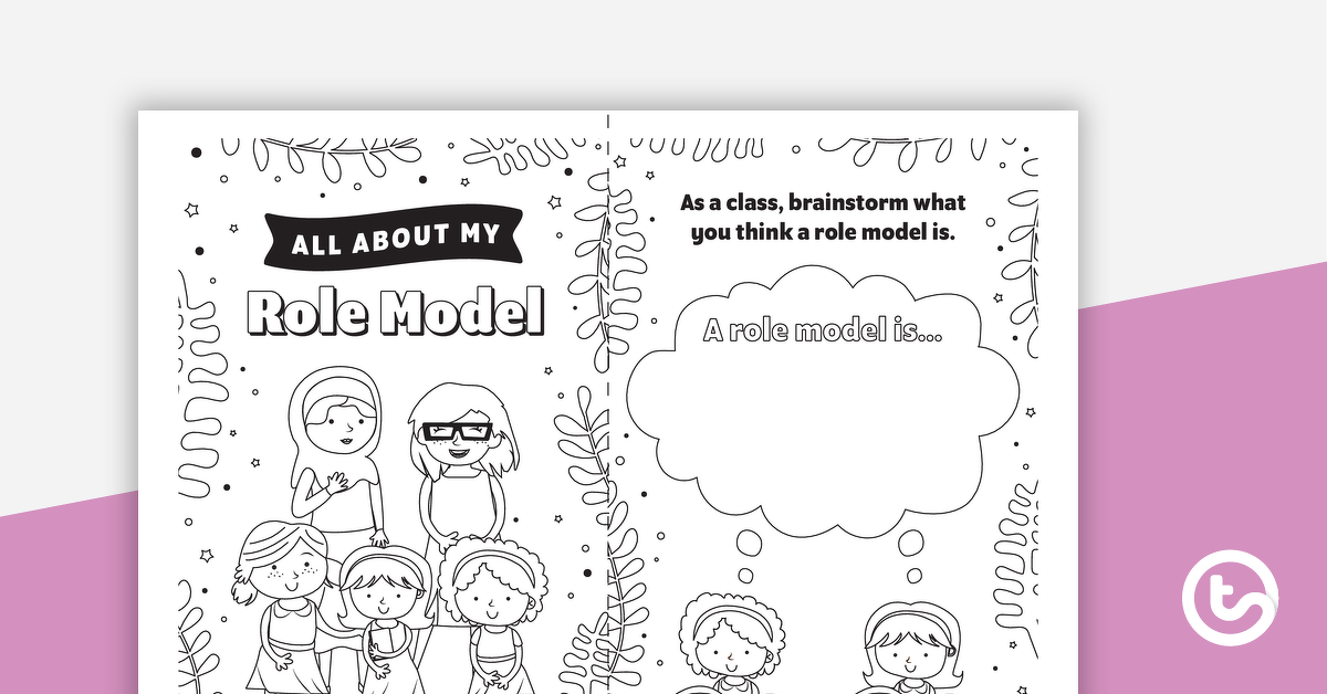 Preview image for All About My Role Model Activity Booklet - teaching resource
