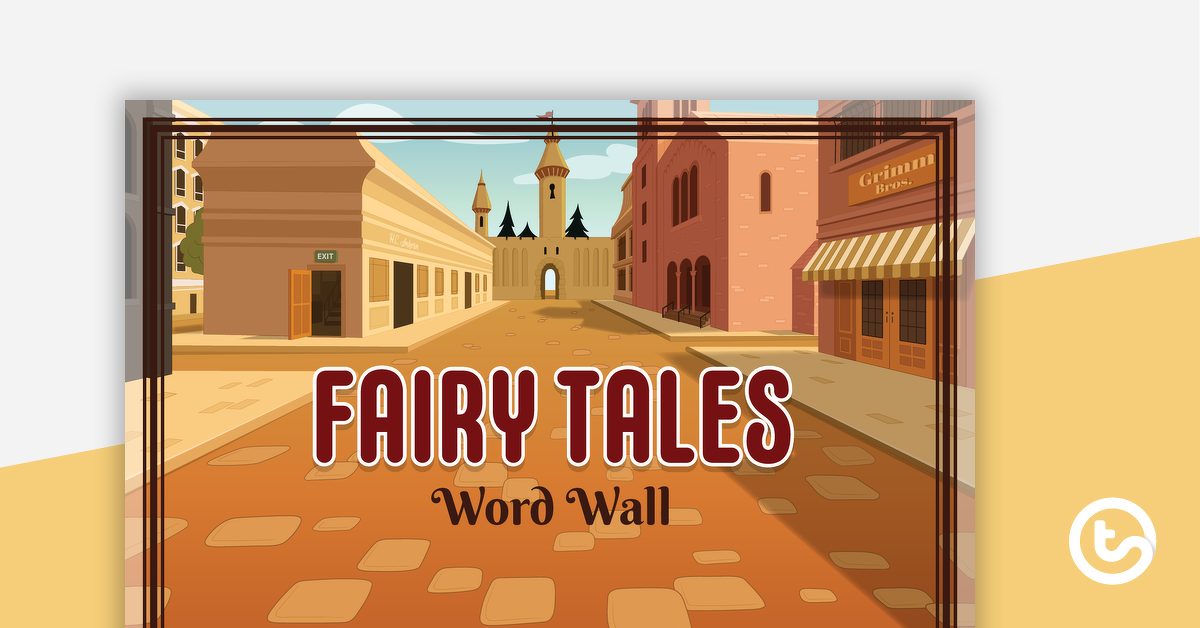 童话故事的预览图像 - 字墙模板 - 教学资源