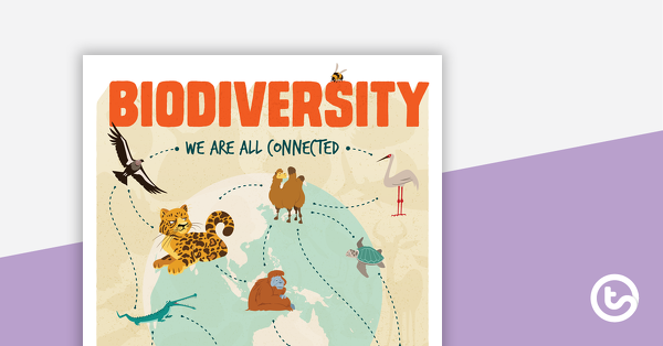 生物多样性海报预览图像 - 教学资源