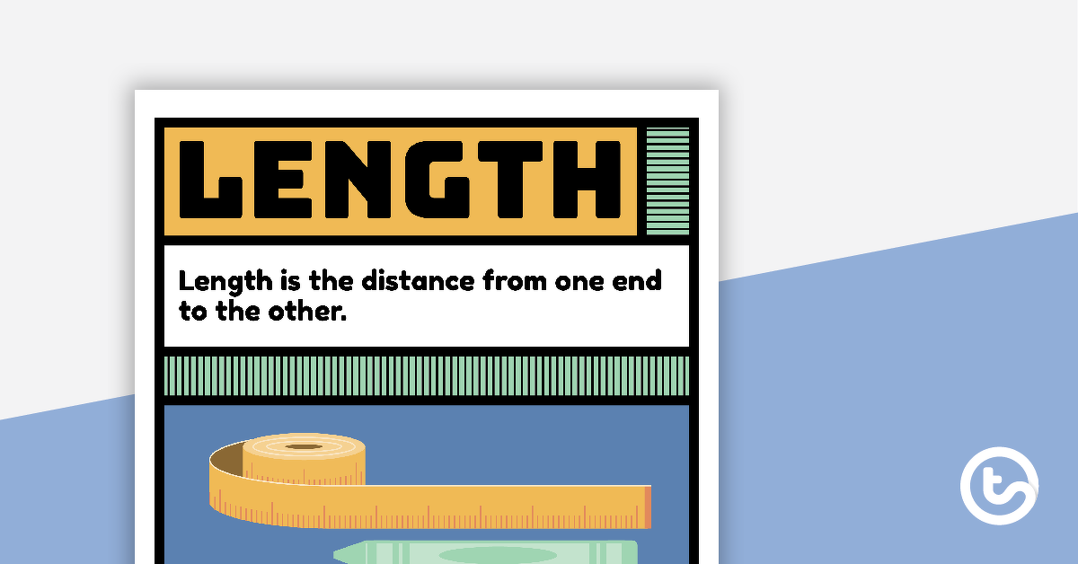 Preview image for Length Vocabulary Poster - teaching resource