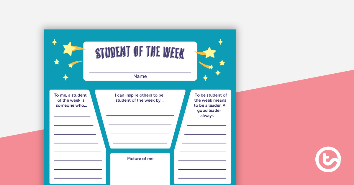 Preview image for Student of the Week – Upper Grades - teaching resource