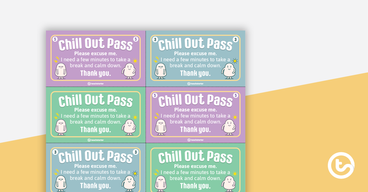 Preview image for Chill Out Passes - teaching resource