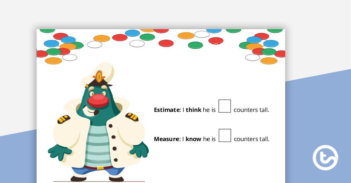 Preview image for Let's Get Measuring – Counters Templates - teaching resource