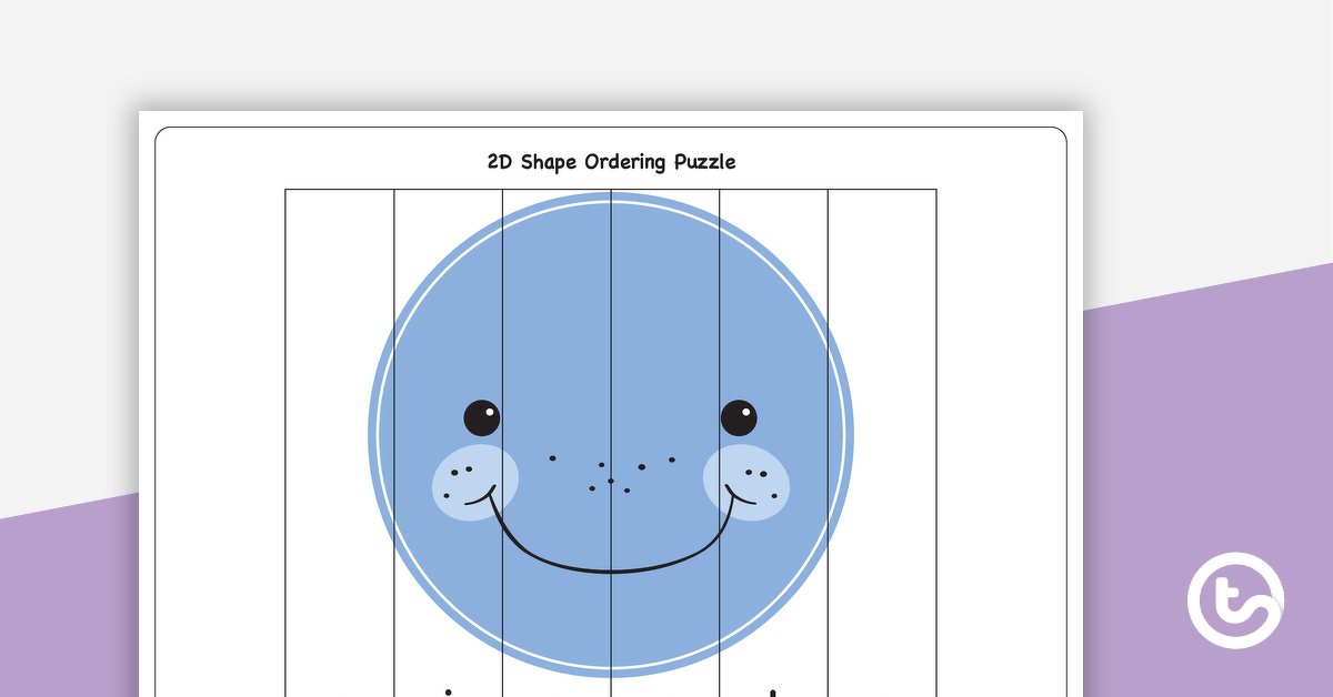 Preview image for 2D Shape Matching Puzzles - teaching resource