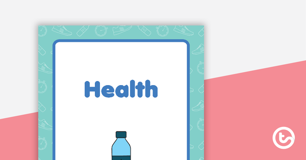 缩略图的健康书的封面——教学资源