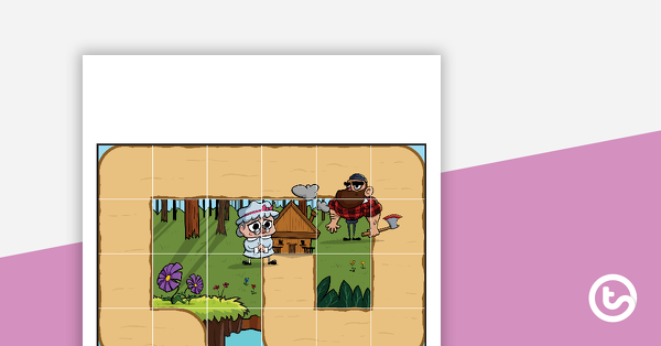 Preview image for Little Red Riding Hood Coding Robot Mat - teaching resource