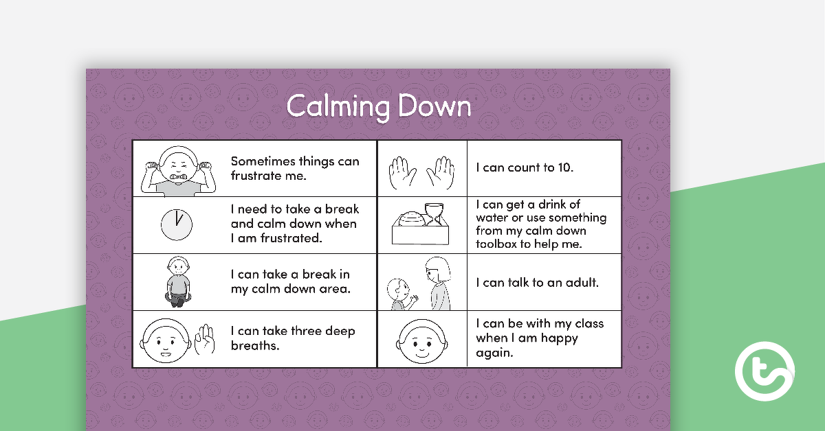 Preview image for Social Stories - Calming Down - teaching resource
