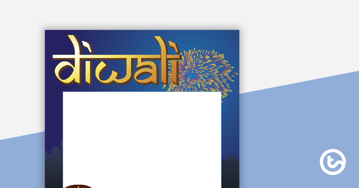 公关eview image for Diwali Page Border - teaching resource