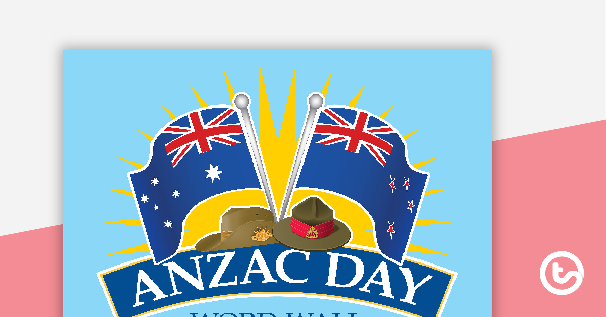 Preview image for Anzac Day Word Wall Vocabulary - teaching resource