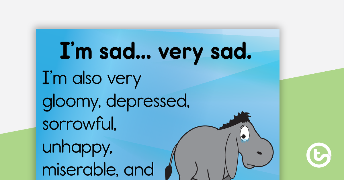 预览图像情感词汇——悲伤的驴——教学资源