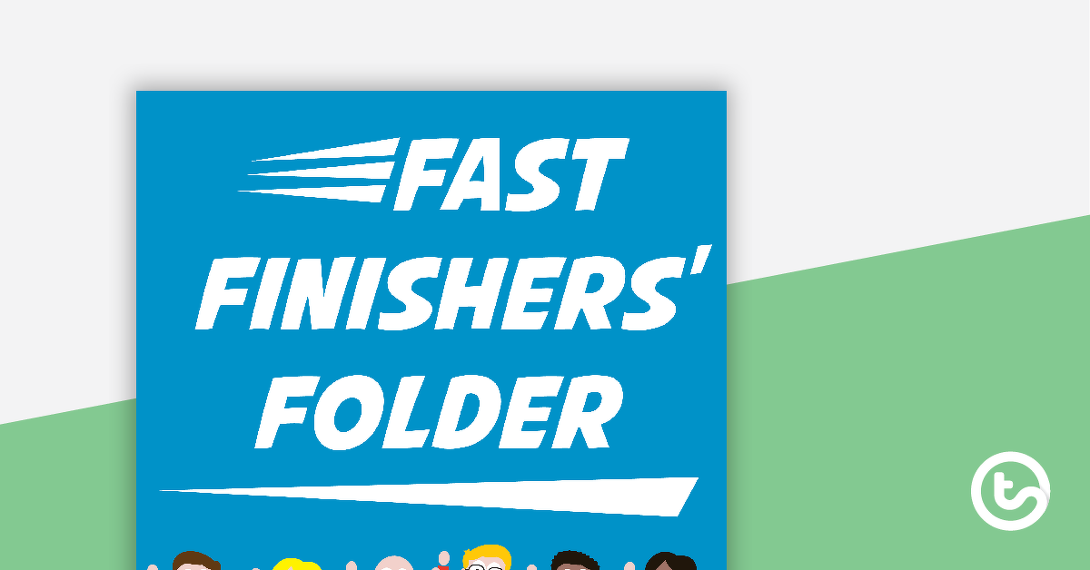 Image of Fast Finishers' Folder - Upper Primary