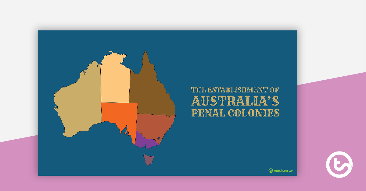 预览图像建立澳大利亚殖民地的幻灯片——教学资源