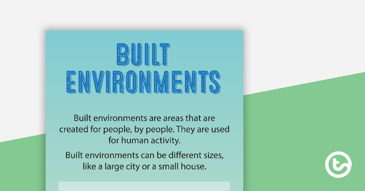 Preview image for Natural and Built Environments Posters - teaching resource