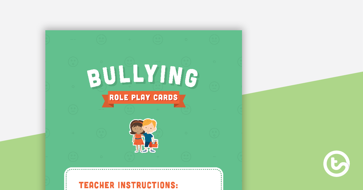 Preview image for Bullying Role Play Cards - teaching resource