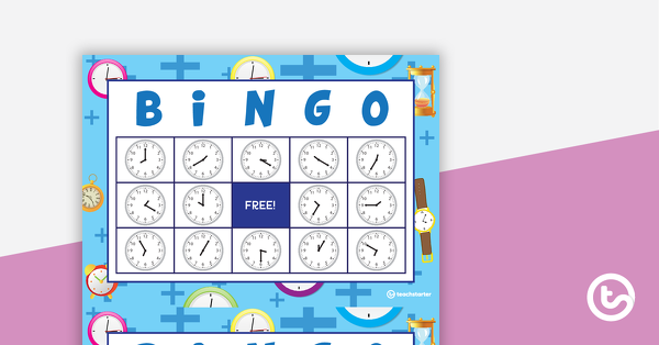 Thumbnail of Telling the Time Bingo – Mixed Times - teaching resource