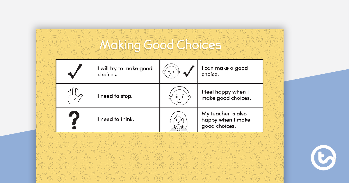 Preview image for Social Stories - Making a Good Choice - teaching resource