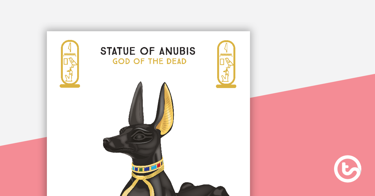 Preview image for Statue of Anubis - God of the Dead Poster - teaching resource