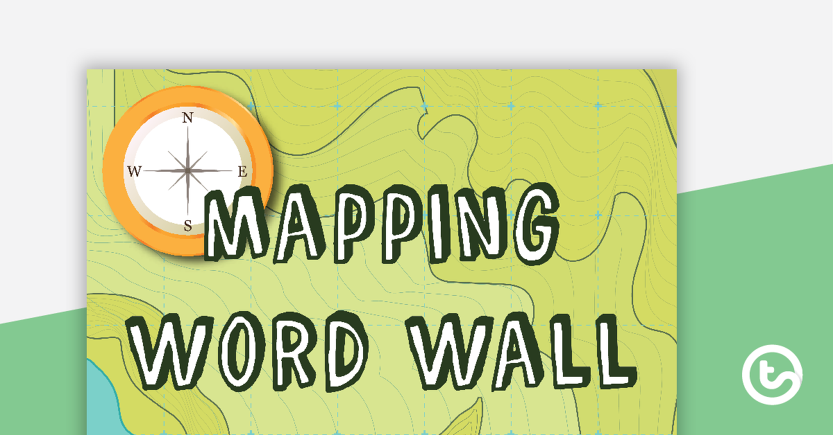 预览图像映射-地理词汇墙词汇教学资源