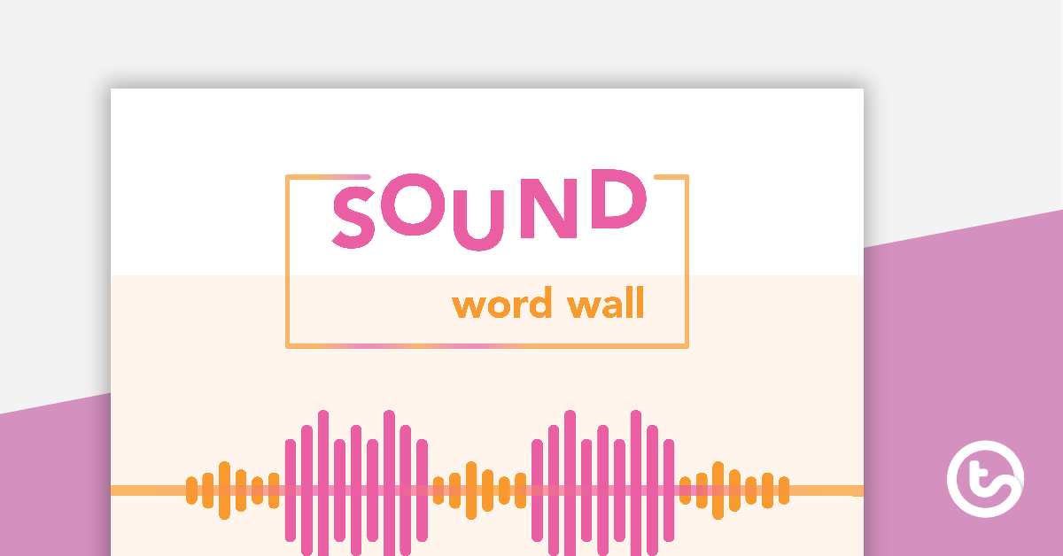 Preview image for Sound Word Wall Vocabulary - teaching resource