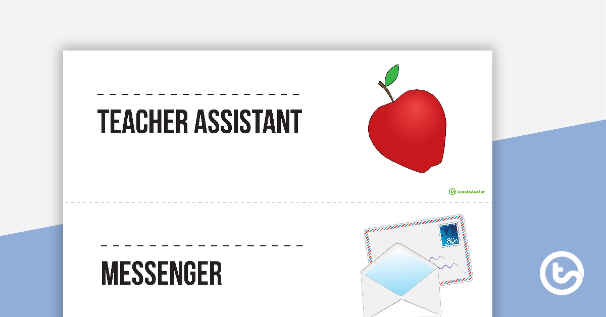 Preview image for Classroom Job Labels - teaching resource