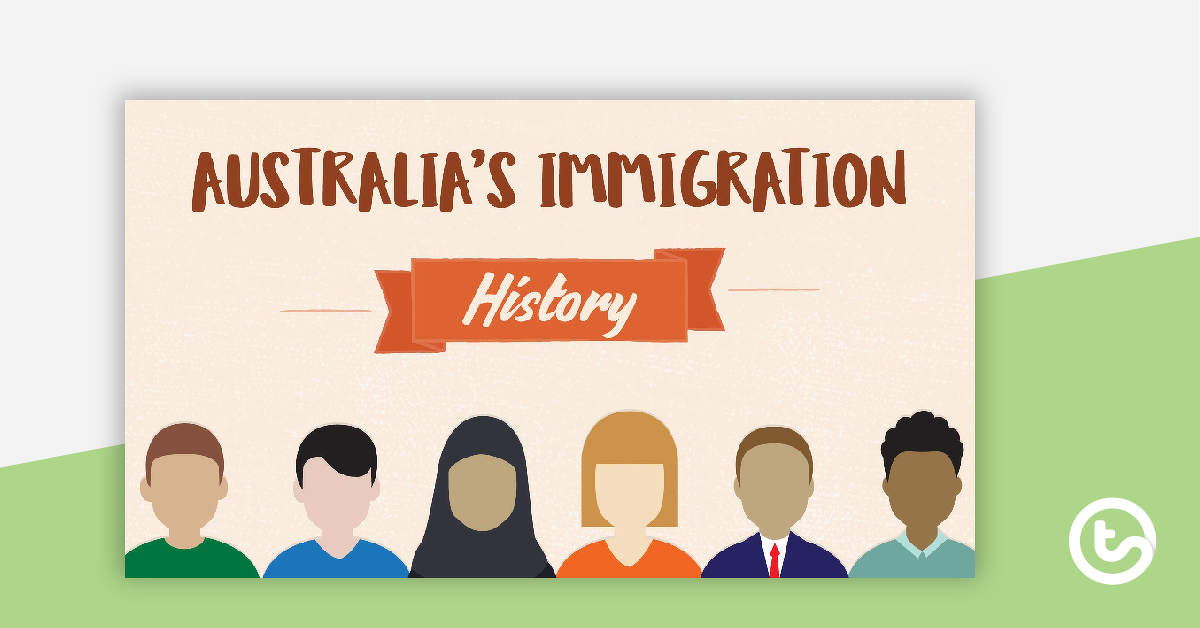 预览图像对澳大利亚的移民历史幻灯片——教学资源