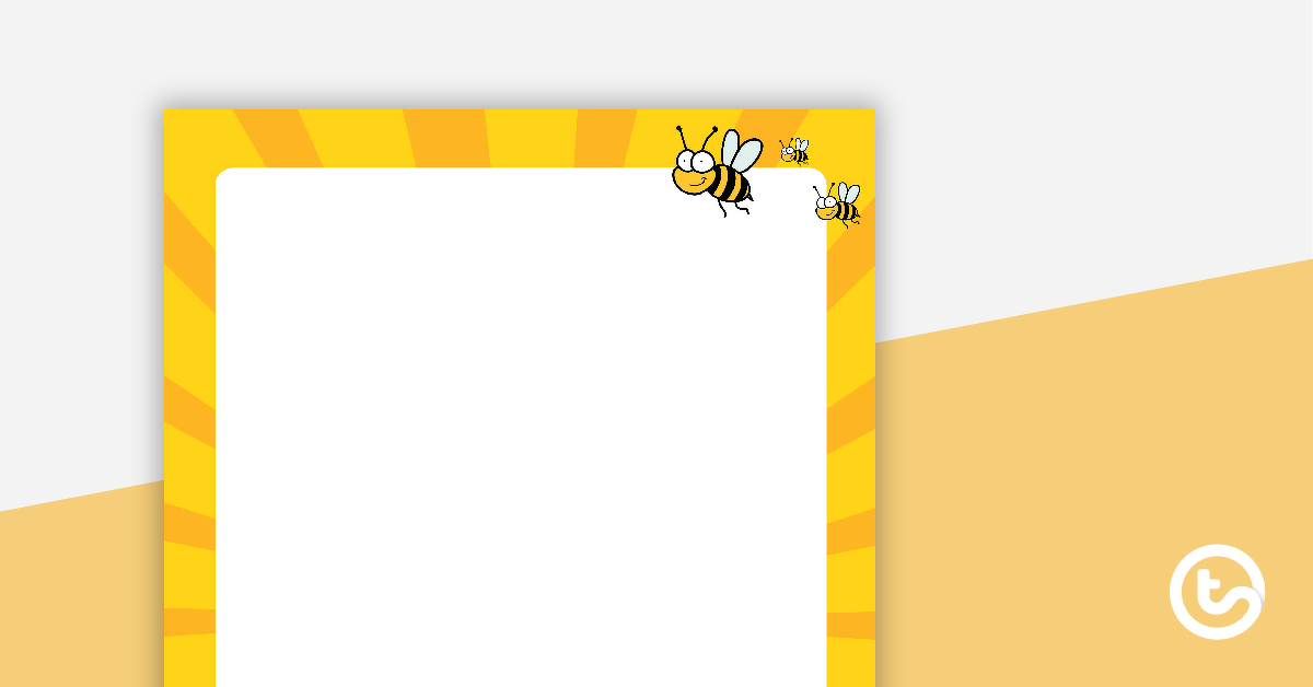预览图像蜜蜂页边界-教学资源