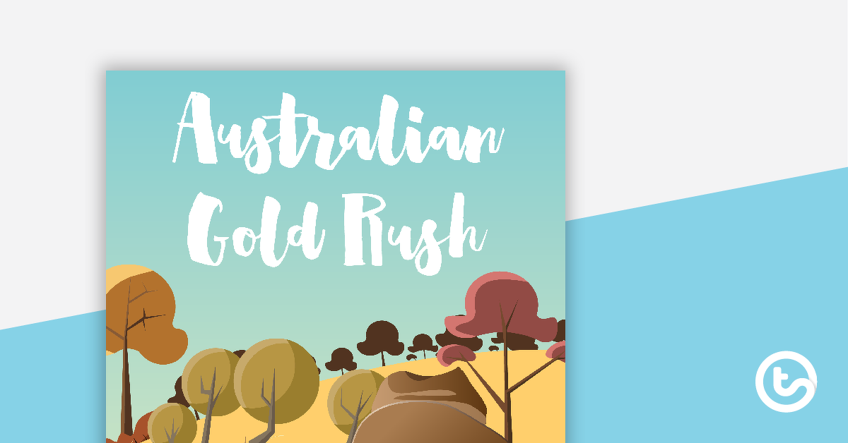 预览图像对澳大利亚淘金热——标题海报——教学资源