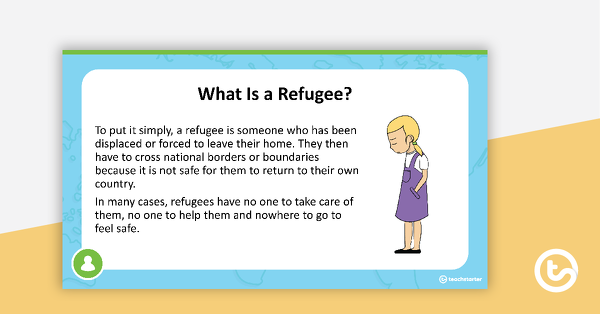 难民日教学演示文稿的缩略图 - 教学资源