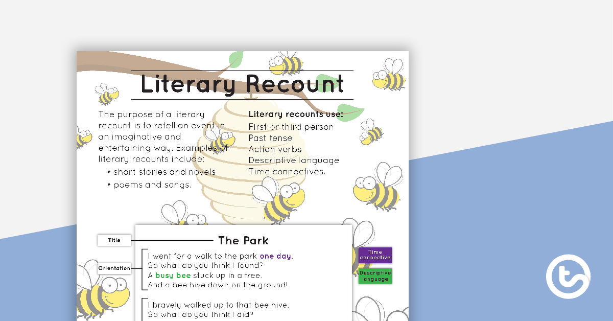 recount writing teaching resources teach starter