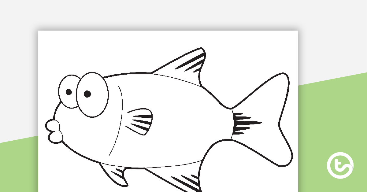 预览图像的鱼着色在图片教学资源