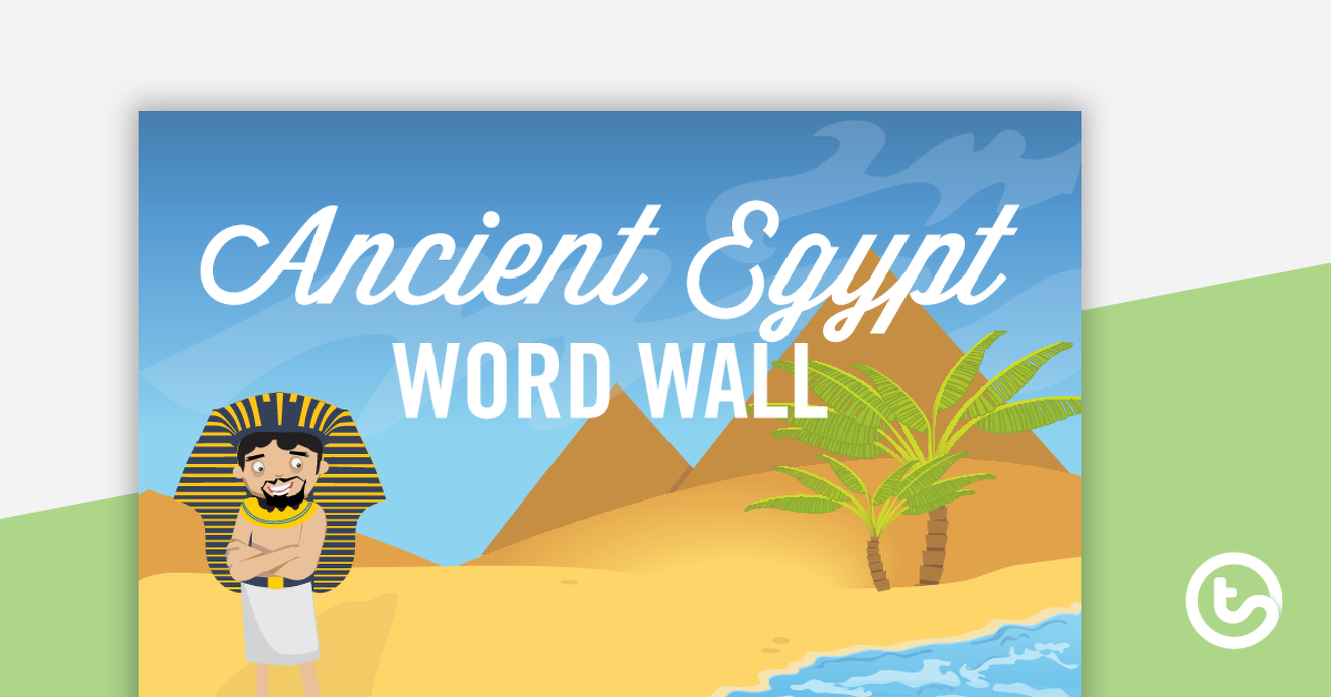 Preview image for Ancient Egypt Word Wall Vocabulary - teaching resource