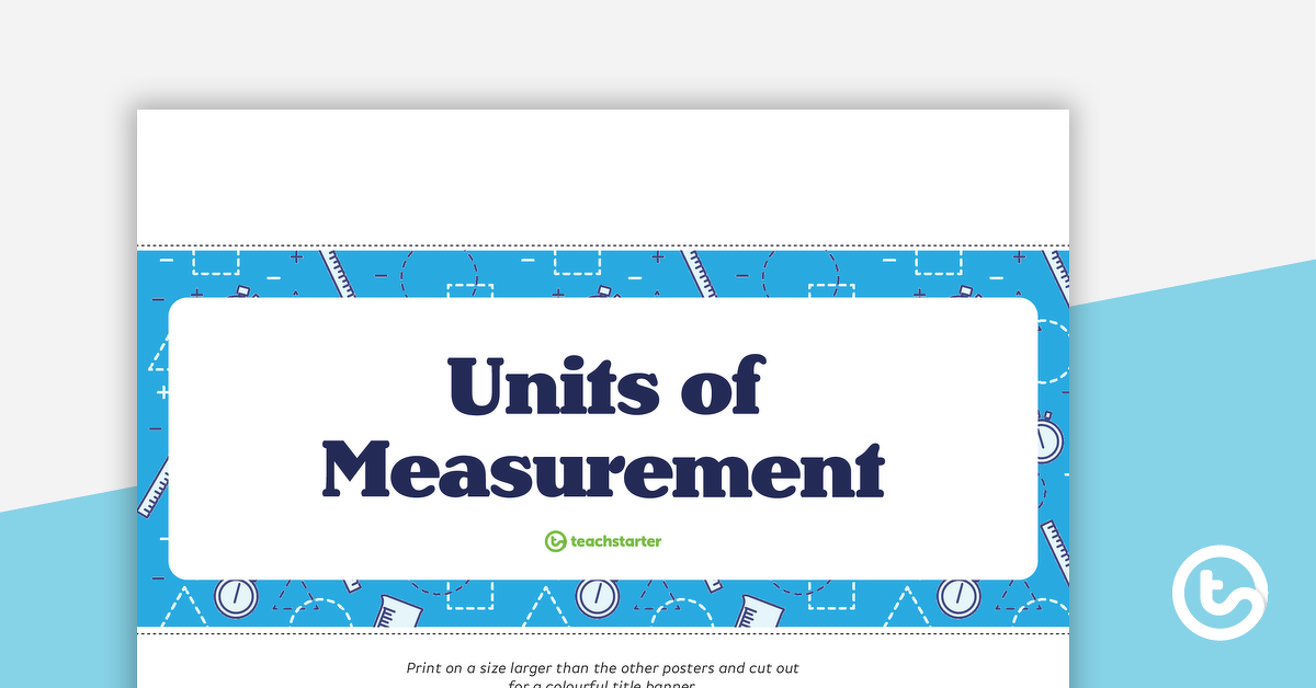Preview image for Converting Units of Measurement Posters - teaching resource