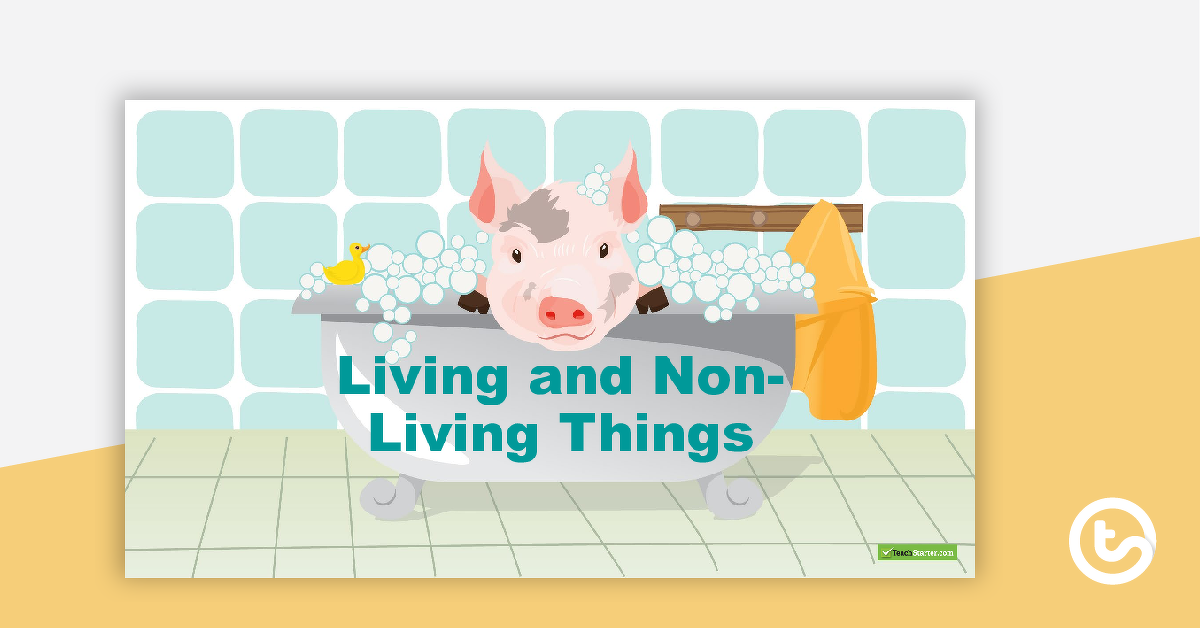 Preview image for Living and Non-Living Things PowerPoint - teaching resource