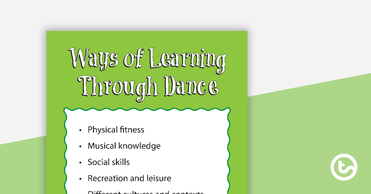 Preview image for Learning Through Dance Posters - teaching resource