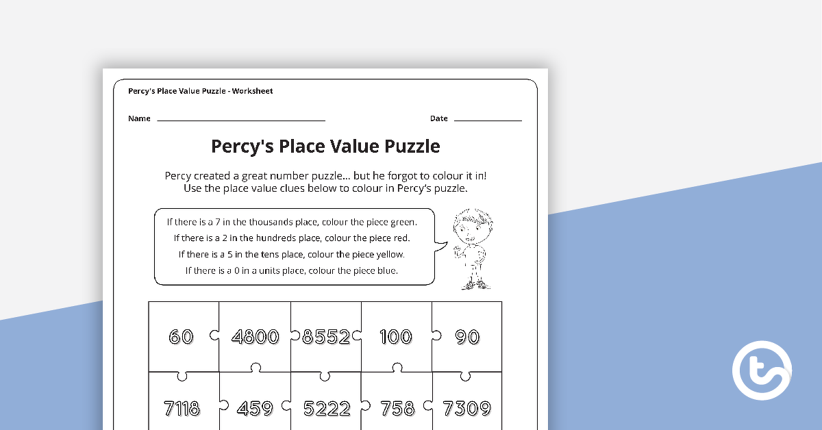 Image of Percy's Place Value Puzzle