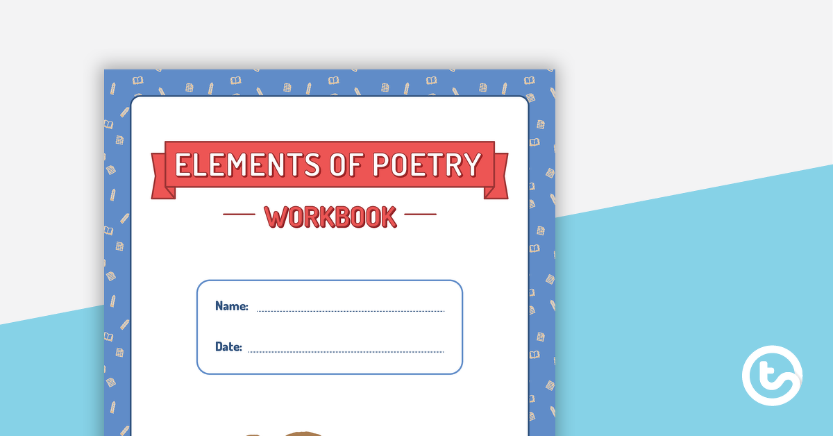 Preview image for Elements of Poetry Workbook - teaching resource