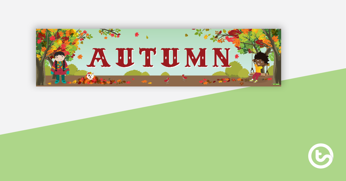 Preview image for Autumn Display Banner - teaching resource