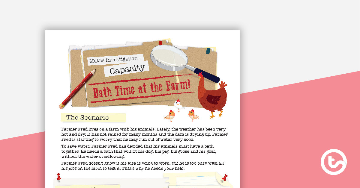 容量数学调查预览图像-在农场洗澡时间!——教学资源